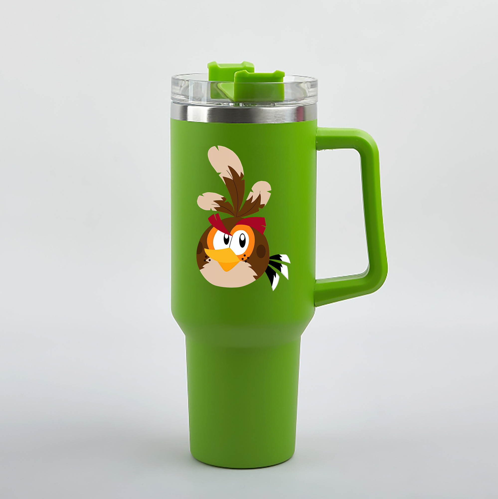 （画像用） Angry Birds アングリーバード 1200mL車用タンブラー（カラープリント）